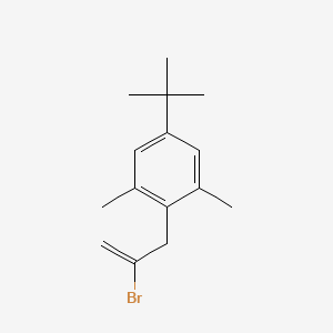 molecular formula C15H21B B3315442 2-Bromo-3-(4-tert-butyl-2,6-dimethylphenyl)-1-propene CAS No. 951893-14-4