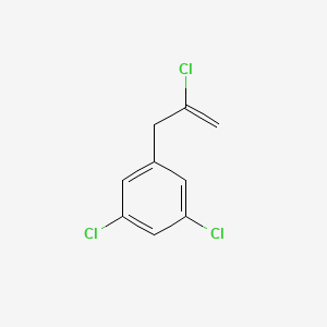 molecular formula C9H7Cl3 B3315443 2-Chloro-3-(3,5-dichlorophenyl)-1-propene CAS No. 951893-15-5
