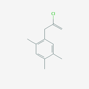 molecular formula C12H15Cl B3315464 2-Chloro-3-(2,4,5-trimethylphenyl)-1-propene CAS No. 951893-20-2