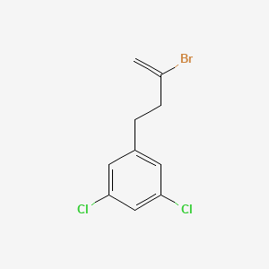 molecular formula C10H9BrCl2 B3315472 2-Bromo-4-(3,5-dichlorophenyl)-1-butene CAS No. 951893-21-3