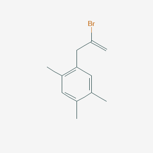 molecular formula C12H15B B3315480 2-Bromo-3-(2,4,5-trimethylphenyl)-1-propene CAS No. 951893-23-5