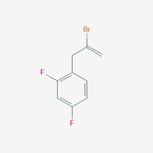 molecular formula C9H7BrF2 B3315528 2-Bromo-3-(2,4-difluorophenyl)-1-propene CAS No. 951893-44-0
