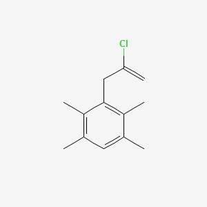 molecular formula C13H17Cl B3315531 2-Chloro-3-(2,3,5,6-tetramethylphenyl)-1-propene CAS No. 951893-47-3