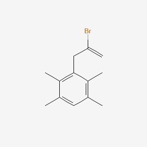 molecular formula C13H17B B3315541 2-溴-3-(2,3,5,6-四甲基苯基)-1-丙烯 CAS No. 951893-51-9