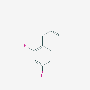molecular formula C10H10F2 B3315543 3-(2,4-Difluorophenyl)-2-methyl-1-propene CAS No. 951893-52-0