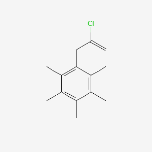 molecular formula C14H19Cl B3315544 2-Chloro-3-(2,3,4,5,6-pentamethylphenyl)-1-propene CAS No. 951893-55-3