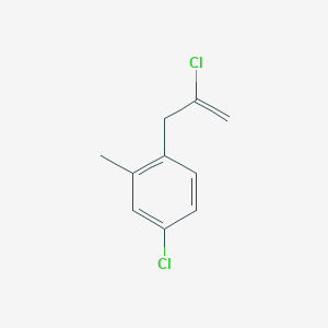 molecular formula C10H10Cl2 B3315634 2-Chloro-3-(4-chloro-2-methylphenyl)-1-propene CAS No. 951894-00-1