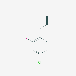 molecular formula C9H8ClF B3315662 3-(4-氯-2-氟苯基)-1-丙烯 CAS No. 951894-23-8