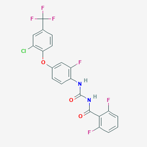 molecular formula C21H11ClF6N2O3 B033157 フルフェノクスロン CAS No. 101463-69-8