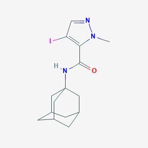 molecular formula C15H20IN3O B331576 N-(1-adamantyl)-4-iodo-1-methyl-1H-pyrazole-5-carboxamide 