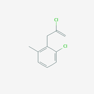 molecular formula C10H10Cl2 B3315813 2-Chloro-3-(2-chloro-6-methylphenyl)-1-propene CAS No. 951895-29-7