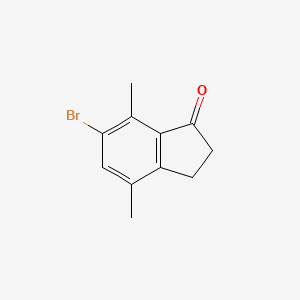 6-Bromo-4,7-dimethyl-2,3-dihydro-1H-inden-1-one