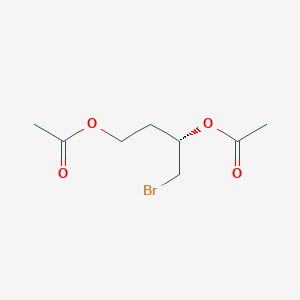molecular formula C8H13BrO4 B3316230 (S)-2,4-Diacetoxy-1-bromobutane CAS No. 95337-96-5