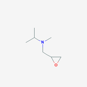molecular formula C7H15NO B3316347 甲基[(氧代环丙-2-基)甲基](丙-2-基)胺 CAS No. 953750-28-2