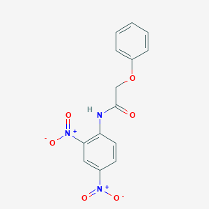 molecular formula C14H11N3O6 B331637 N-(2,4-dinitrophenyl)-2-phenoxyacetamide 