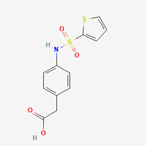 2-[4-(Thiophene-2-sulfonamido)phenyl]acetic acid