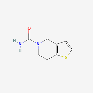 molecular formula C8H10N2OS B3316391 4H,5H,6H,7H-thieno[3,2-c]pyridine-5-carboxamide CAS No. 953886-27-6