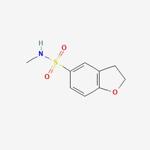 molecular formula C9H11NO3S B3316432 N-Methyl-2,3-dihydro-1-benzofuran-5-sulfonamide CAS No. 953894-41-2