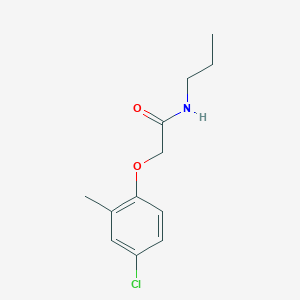 molecular formula C12H16ClNO2 B331649 2-(4-chloro-2-methylphenoxy)-N-propylacetamide 