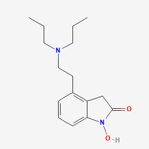 molecular formula C16H24N2O2 B3316537 4-(2-(Dipropylamino)ethyl)-1-hydroxyindolin-2-one CAS No. 954117-22-7