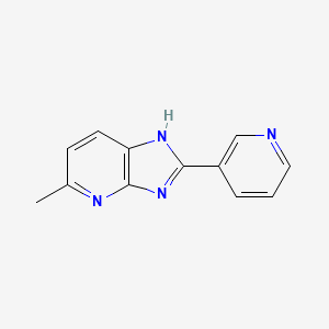 3-{5-methyl-3H-imidazo[4,5-b]pyridin-2-yl}pyridine