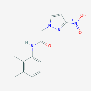 molecular formula C13H14N4O3 B331660 N-(2,3-dimethylphenyl)-2-(3-nitro-1H-pyrazol-1-yl)acetamide 