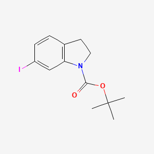 molecular formula C13H16INO2 B3316619 tert-Butyl 6-iodoindoline-1-carboxylate CAS No. 954239-34-0
