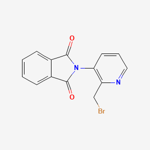 molecular formula C14H9BrN2O2 B3316641 2-Bromomethyl-3-phthalimido-pyridine CAS No. 954240-58-5