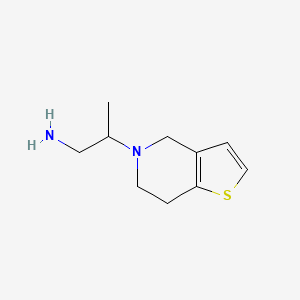 molecular formula C10H16N2S B3316680 2-{4H,5H,6H,7H-thieno[3,2-c]pyridin-5-yl}propan-1-amine CAS No. 954270-24-7