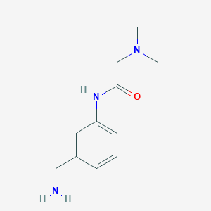 molecular formula C11H17N3O B3316684 N-[3-(aminomethyl)phenyl]-2-(dimethylamino)acetamide CAS No. 954270-85-0