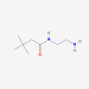 molecular formula C8H18N2O B3316696 N-(2-氨基乙基)-3,3-二甲基丁酰胺 CAS No. 954275-46-8