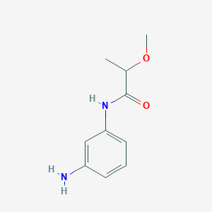 molecular formula C10H14N2O2 B3316742 N-(3-氨基苯基)-2-甲氧基丙酰胺 CAS No. 954566-24-6