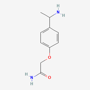 2-[4-(1-Aminoethyl)phenoxy]acetamide