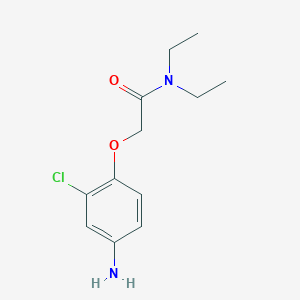 2-(4-amino-2-chlorophenoxy)-N,N-diethylacetamide