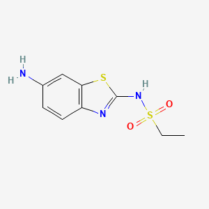 N-(6-amino-1,3-benzothiazol-2-yl)ethane-1-sulfonamide