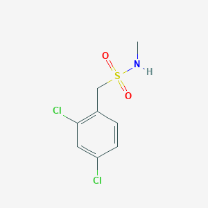 molecular formula C8H9Cl2NO2S B3316876 1-(2,4-dichlorophenyl)-N-methylmethanesulfonamide CAS No. 955201-13-5