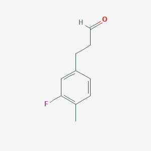Benzenepropanal, 3-fluoro-4-methyl-