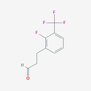 Benzenepropanal, 2-fluoro-3-(trifluoromethyl)-