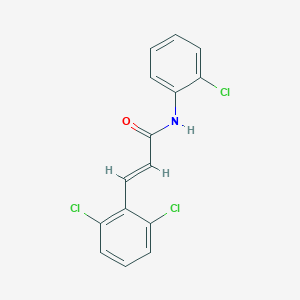 molecular formula C15H10Cl3NO B331691 N-(2-chlorophenyl)-3-(2,6-dichlorophenyl)acrylamide 