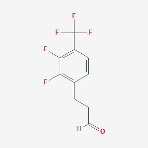 Benzenepropanal, 2,3-difluoro-4-(trifluoromethyl)-