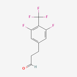 Benzenepropanal, 3,5-difluoro-4-(trifluoromethyl)-(or 3-(3,5-Difluoro-4-trifluoromethylphenyl)propionaldehyde)