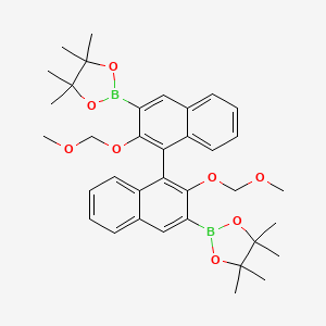 1,3,2-Dioxaborolane, 2,2'-[2,2'-bis(methoxymethoxy)[1,1'-binaphthalene]-3,3'-diyl]bis[4,4,5,5-tetramethyl-