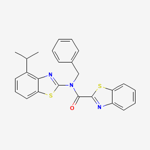 N-benzyl-N-(4-isopropylbenzo[d]thiazol-2-yl)benzo[d]thiazole-2-carboxamide