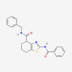 2-benzamido-N-benzyl-4,5,6,7-tetrahydrobenzo[d]thiazole-4-carboxamide
