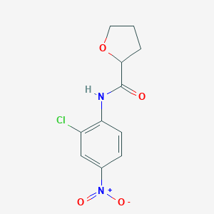 molecular formula C11H11ClN2O4 B331704 N-(2-chloro-4-nitrophenyl)tetrahydrofuran-2-carboxamide 
