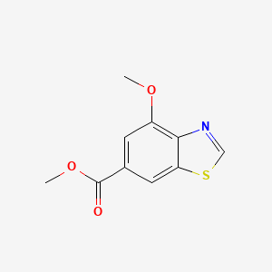 6-Benzothiazolecarboxylic acid, 4-methoxy-, methyl ester