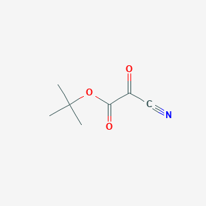 molecular formula C7H9NO3 B3317137 Acetic acid, cyanooxo-, 1,1-dimethylethyl ester CAS No. 95645-64-0