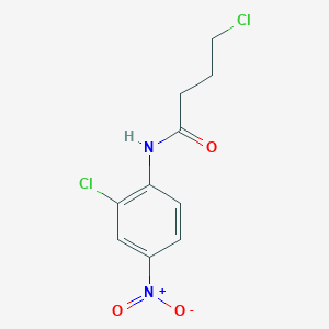 molecular formula C10H10Cl2N2O3 B331715 4-chloro-N-(2-chloro-4-nitrophenyl)butanamide 