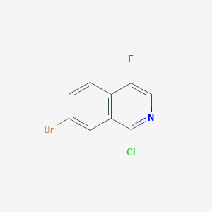 7-Bromo-1-chloro-4-fluoroisoquinoline