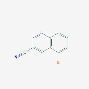 molecular formula C11H6BrN B3317157 2-Naphthalenecarbonitrile, 8-bromo- CAS No. 956717-01-4